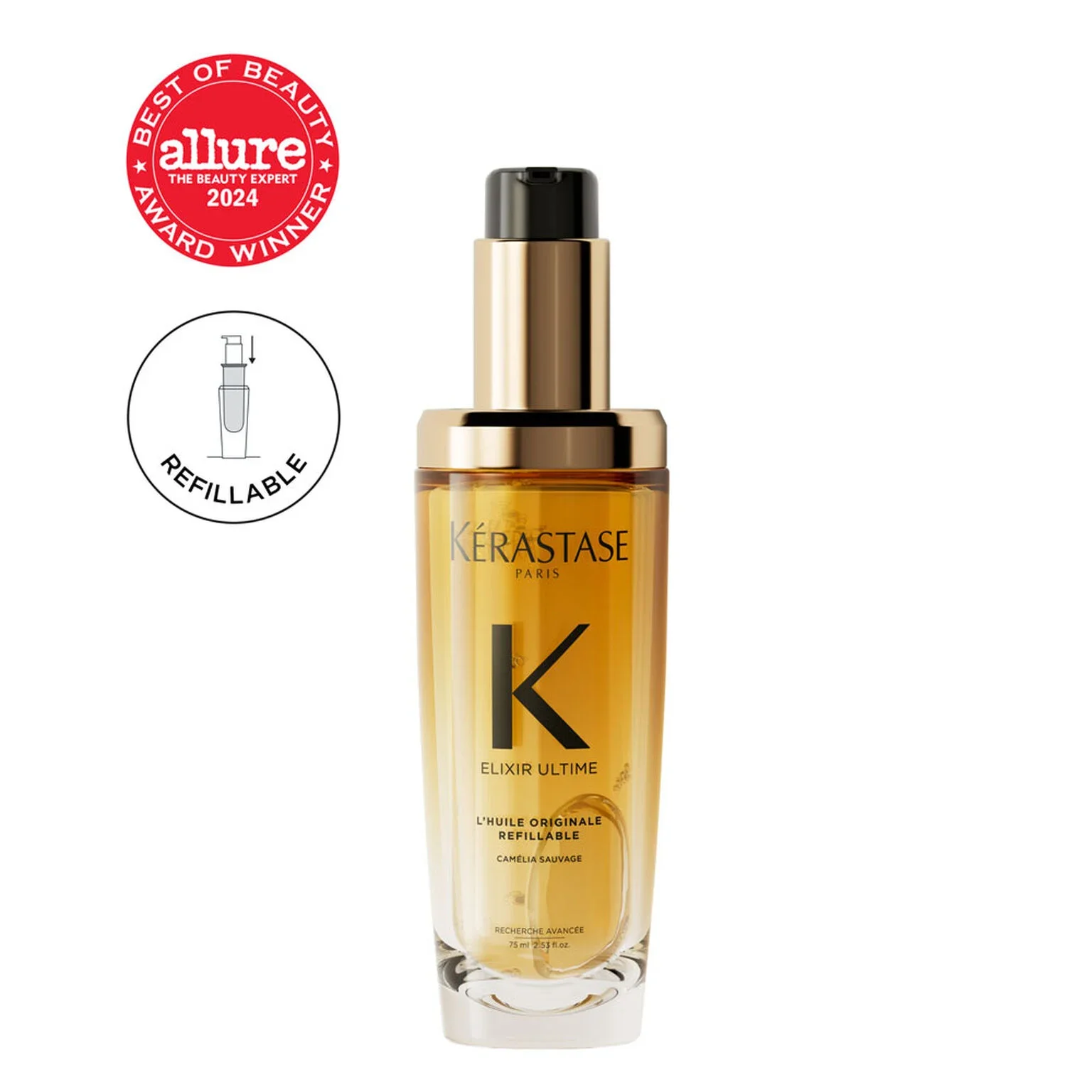 K ELIXIR ULTIME REFILLABLE HYDRATING HAIR OIL
